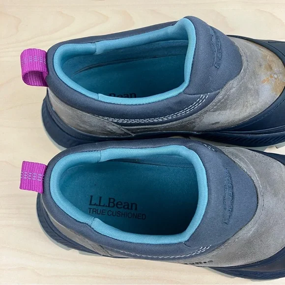 L.L. Bean Women’s Size 8.5 M Storm Chaser 6 Waterproof Slip On Shoes Iron Navy - Picture 11 of 12